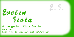 evelin viola business card